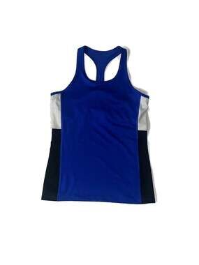 Lauren Ralph Lauren Active Women's Colorblock Racerback Tank Top Shelf Bra-M
